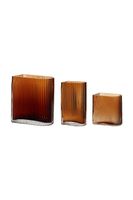 Sada dekoračných váz Hübsch Amber 13/18/20 cm 3-pak
