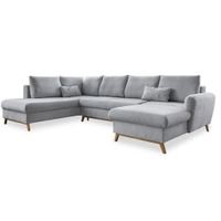 MID.YOU SEDACIA SÚPRAVA, textil, svetlosivá