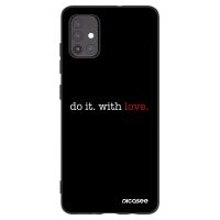 Silikónový čierny obal pre Samsung Galaxy A51 A515F - Do it. With love.