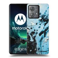 Silikónový čierny obal pre Motorola Edge 40 Neo - Organic blue