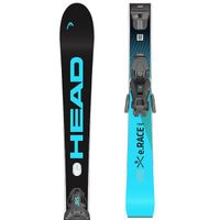 Head WC E.RACE TEAM SW + JRS 7.5 GW CA Детски ски, черно, размер