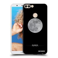 Silikónový čierny obal pre Huawei P Smart - Moon Minimal