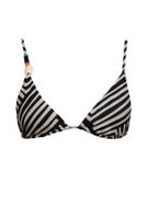 DEFACTO Fall In Love Regular Fit Striped Triangle Bikini Top