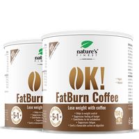 Nature's Finest OK!FatBurn Coffee | funkcionāla novājēšanas kafija apetītes kontrolei | L‑karnitīns + guarāna metabolismam un enerģijai