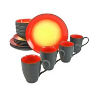 Creatable KOMBINOVANÝ SERVIS HOT RED 16-dielne