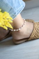 DEFACTO Women's Seashell Gold Anklet