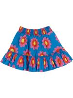 Flowers Print Organic Cotton Skirt