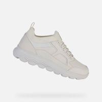 White women's sneakers Geox Spherica - Women's