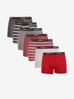 Lee Cooper Boxershorts 7 Stück Rot