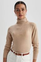 DEFACTO Regular Fit Turtleneck Basic Knitwear Sweater