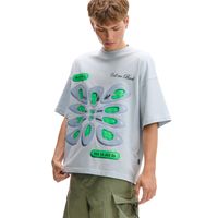 Cropp - Majica s potiskom all over - light grey