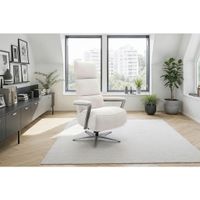 Sit & More RELAXAČNÉ KRESLO, textil, krémová