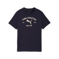 PUMA Class Graphic T-Shirt Teenager, Accessoires, Blau, 11-12Y