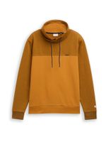 TOM TAILOR Sweater majica  karamela / višnja