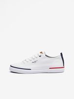 White Men's Pepe Jeans Kenton Smart Sneakers