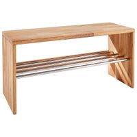 Linea Natura REGÁL NA TOPÁNKY, farba duba, divoký dub, 81/40/30 cm
