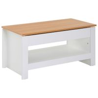 MID.YOU KONFERENČNÝ STOLÍK, biela, farba duba, kompozitné drevo, 85/47/45 cm