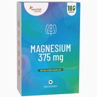 Essentials Magnesium 375 mg - 180 Magnesium-Kapseln mit hoher Absorption. 375 mg reines marines Magnesium. Muskeln entspannung. Vegan | Sensilab