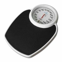 MOMERT 5100, Mechanická osobná váha s nosnosťou do 160kg, čierna TOW004332