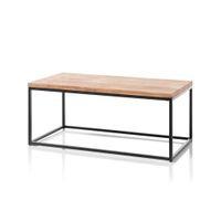 MID.YOU KONFERENČNÝ STOLÍK, čierna, farba duba, drevo, kov, 110/45/60 cm