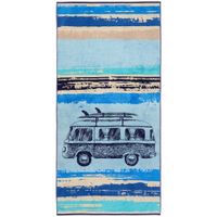 Esposa OSUŠKA NA PLÁŽ, 90/180 cm, modrá, béžová