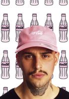 Cap with Coca Cola logo pink