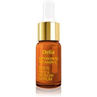 Delia Cosmetics Professional Face Care Vitamin C освітлююча сироватка з вітаміном С для шкіри обличчя, шиї та декольте 10 мл