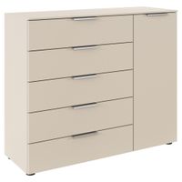 Rauch Möbel KOMODA, šampanská, 120/100/42 cm