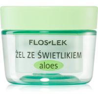 FlosLek Laboratorium Eye Care gel za predel okoli oči s smetilko in aloe vero 10 g