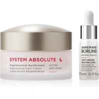 ANNEMARIE BÖRLIND SYSTEM ABSOLUTE NIGHT SET zestaw upominkowy ujędrniający skórę