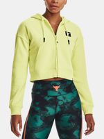 Under Armour Project Rock HW Terry FZ Sweatshirt Grün