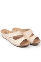 Capone Outfitters Capone Z0381 Beige Women's Comfort Anatomic Slippers