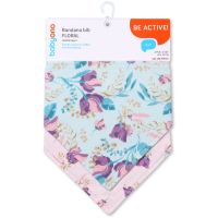 BabyOno Be Active Bandana Bib нагрудник для дітей від народження Floral 2 кс