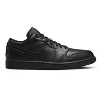 Air Jordan 1 Low "Triple Black" - Pánske - Tenisky Jordan - Čierne - 553558-093 - Veľkosť: 40