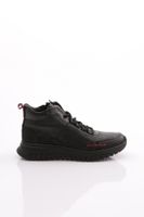 DGN 14049 Men's Casual Boots Black-black Genuine Leather