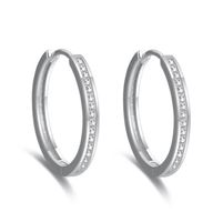 Olivie Strieborné 3cm KRUHY 7050