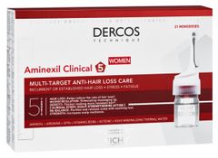 Vichy Multiúčelová kúra proti vypadávání vlasů pro ženy Dercos Aminexil 5 21 x 6 ml