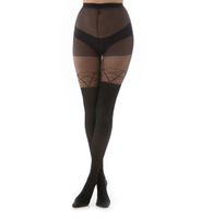 Strumpfhose PAMELA MANN - Pentagram - schwarz 36-42