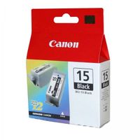 Canon BCI-15B 2ks 8190A002 2ks čierna (black) originálna cartridge