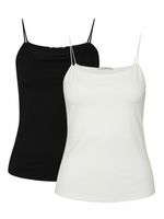 Orsay Tanktop 2 Stück Schwarz