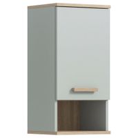 MID.YOU ZÁVESNÁ SKRINKA, svetlozelená, farba duba, 34/68/28 cm