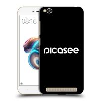 Silikónový čierny obal pre Xiaomi Redmi 5A - Picasee - new logo - white