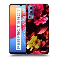 Silikónový čierny obal pre Vivo Y72 5G - Dark Peonny
