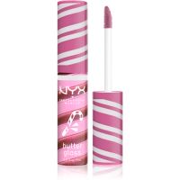 NYX Professional Makeup Holiday Butter Gloss блясък за устни цвят 01 Peppermint Swirl 8 мл.