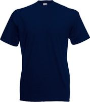 Fruit of the Loom Základní pánské bavlněné tričko Valueweight T střední gramáž, 165 g/m Barva: Modrá námořní tmavá, Velikost: S F140