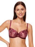 Gorteks Astrid floral lace soft bra blac