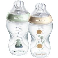 Tommee Tippee Natural Start Anti-Colic самостерилізувальна дитяча пляшечка Nature Medium Flow 3 m+ 2x340 мл