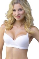 Vyztužená podprsenka Gina 07017P - ECO bambus Bílá 85D