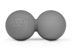 Duo-Massageball  aus Silikon 63 mm grau