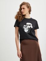 Karl Lagerfeld Ikonik Tricou Negru